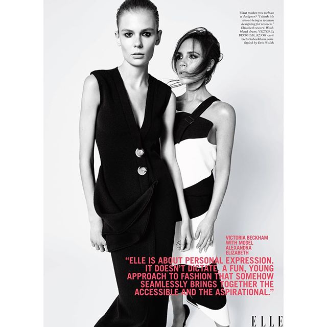 Honoured to be included in @elleusa’s 30th anniversary issue! Photographed with @alexandraelizabethljadov. Thank you! #ELLEat30 x vb