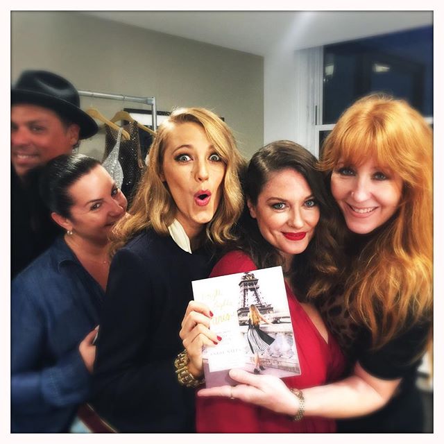 The many steps of celebrating my best friend @lavieannrose 's book launch for Bright Lights Paris!!!: 1) have @rodortega4hair @ctilburymakeup and @enamelle kill it!! And then of course pose with the book. They know their angles 