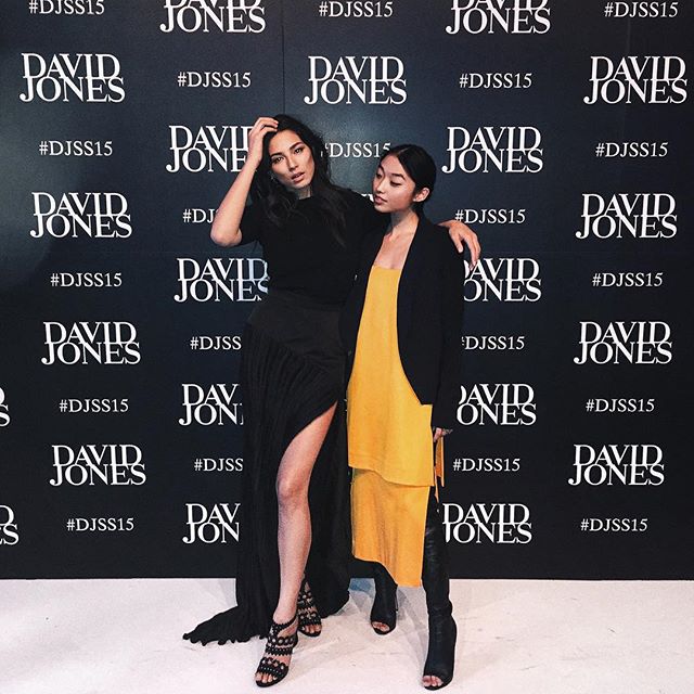 Thank god @davidjonesstore brought my homie home @iamjessicagomes - solid strutting tonight chicklet