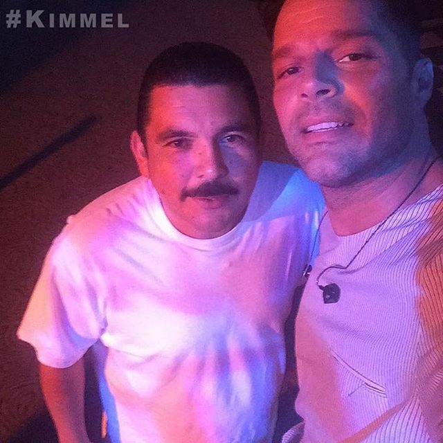 "It's almost like we're twins." - @IamGuillermo

@Ricky_Martin on #Kimmel tonight!