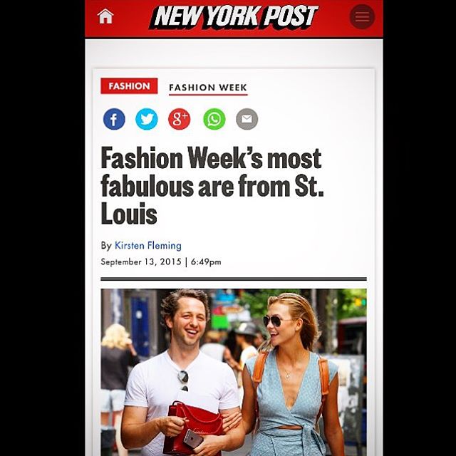 IF IT'S IN THE @NYPOST THEN IT MUST BE TRUE!  @karliekloss #missouripride