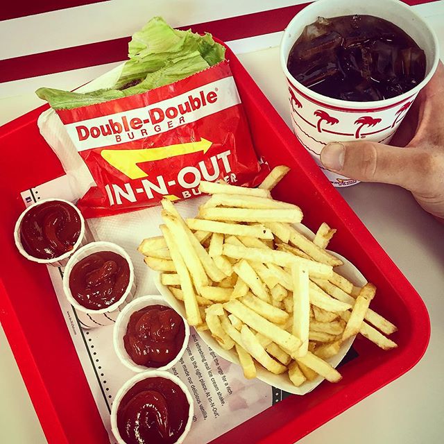 Quick trip in and out of LA means a quick trip in and out of In-N-Out of LAX.