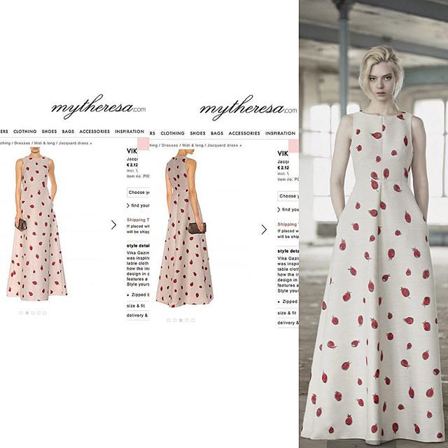 Hawthorn weaved jacquard print on an evening gown?! Why not))) shop on @mytheresaprgirl