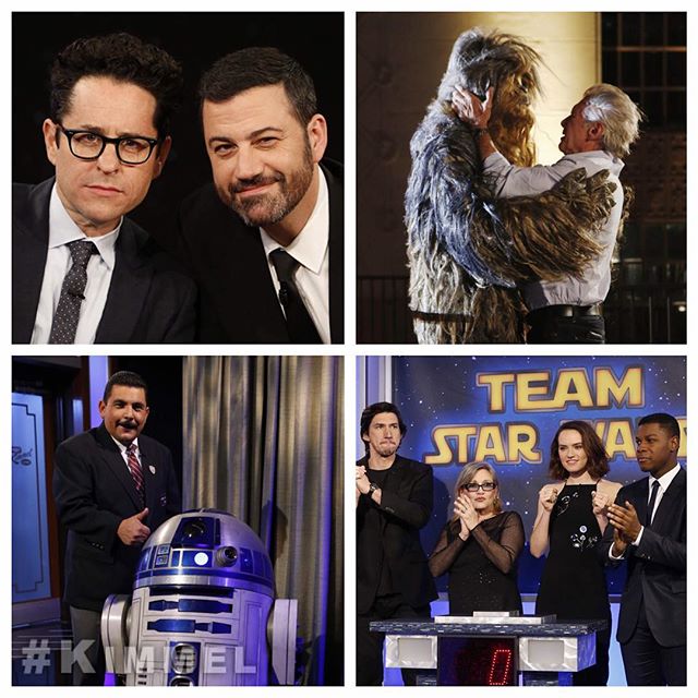 Our @StarWars Special in primetime TONIGHT with #TheForceAwakens director J.J. Abrams, @John_Boyega, Adam Driver, Carrie Fisher, Harrison Ford, @DaisyRidley, Chewbacca & R2D2! 109c #ABC