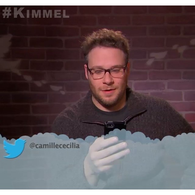 NEW #MeanTweets Movie Edition TONIGHT on #Kimmel! @SethRogen #SneakPeek