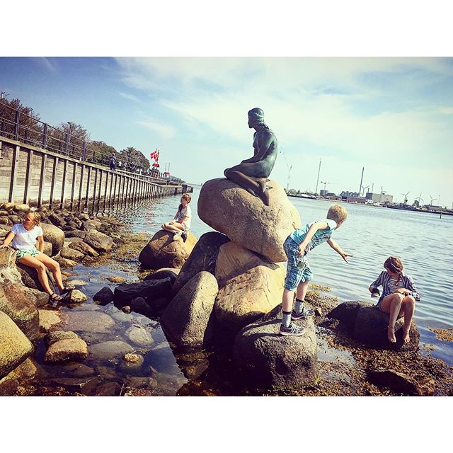 Obligatory when-in-Copenhagen tourist photo of the Little Mermaid statue. (This is for you, Mom)