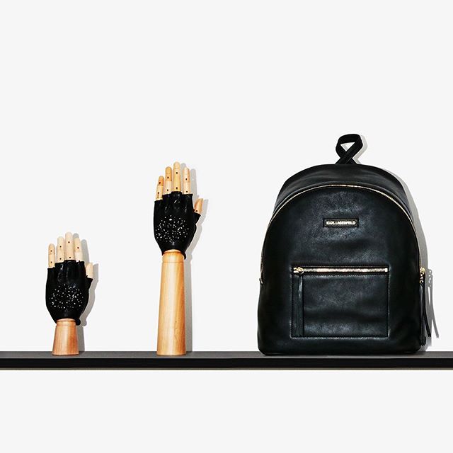 A world of hands-free activities is open to you with our "The Artist" backpack !   
#KARLLAGERFELD