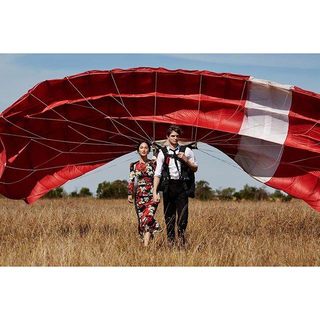 My newest work for @dolcegabbana - a personal love story based on my first date with Luke, which can you believe, was sky diving   Now live on #garypeppergirl.com shot by the incredible @simonuptonpics