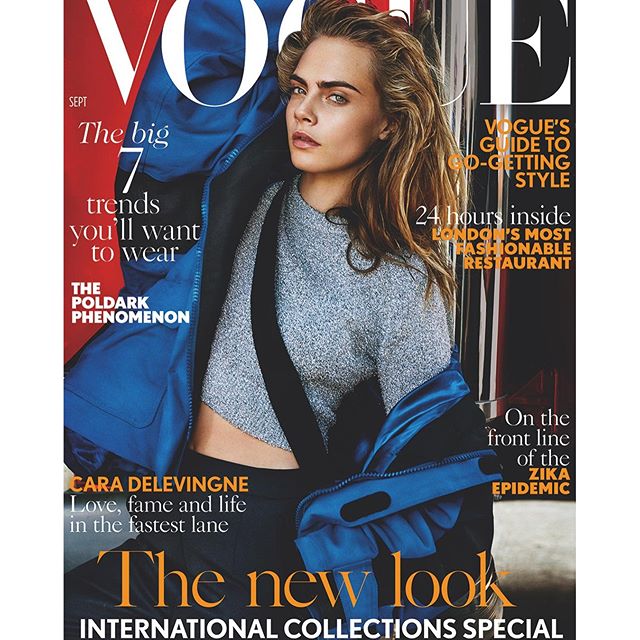 My new @britishvogue cover   by Mario Testino