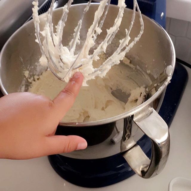 Love baking with my little man   