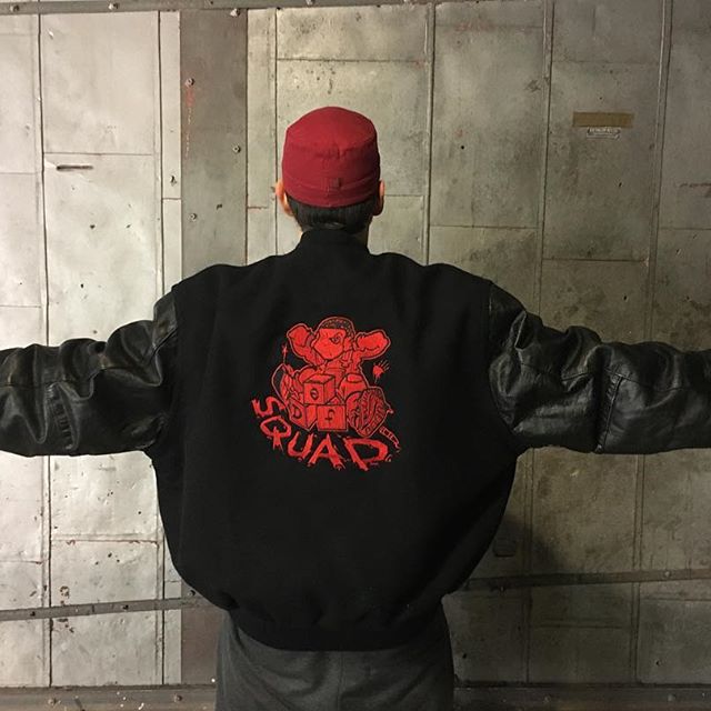 I had to show the world what one of my all-time favorites @redmangilla and his people at @richmondhoodco got me for my birthday.  Original Def Squad jacket, thank you- so crazy!!!