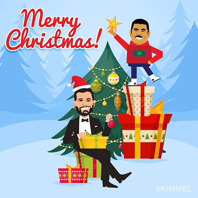 Merry Christmas! Love, Jimmy & @IamGuillermo