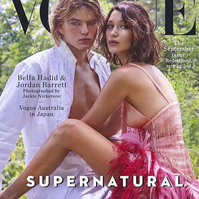 Tears of Glitter... My buddy @iblamejordan and I for @vogueaustralia #SeptemberIssue Shot by @Jackie_Nickerson Styled by @christinecentenera    Thank you...   