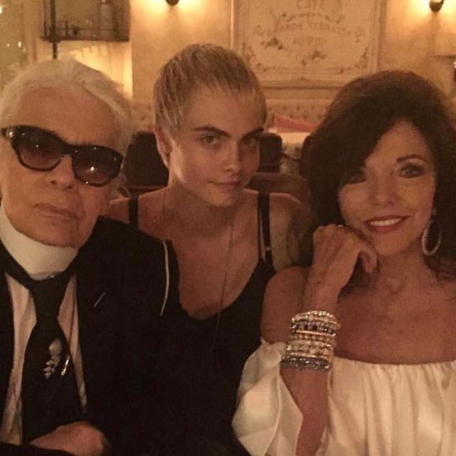 So much    @karllagerfeld @joancollinsdbe #StTropez