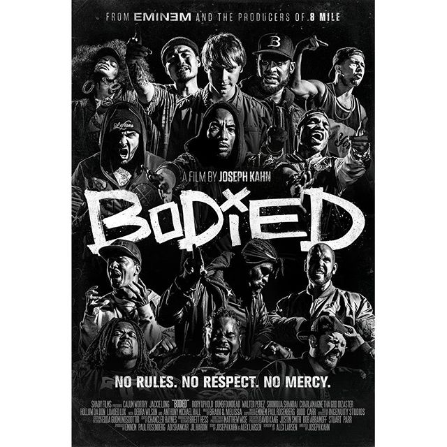 Someone is going to get Bodied tonight at TIFF. Excited for the premiere of our flick with @josephkahn, here's the poster!