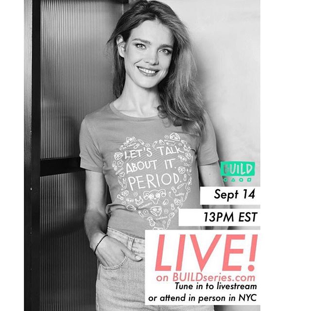   LIVE   Go flo or go home     time to get serious and talk about it. Period is part of our feminine nature and what makes us bring life in this world, so no more taboos. Wanna join the conversation live with me? Get tickets and watch LIVE at 1PM EST on buildseries.com @BUILDseriesNYC #BUILDseries @flotracker #letstalkaboutperiods