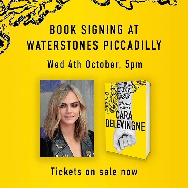 Exciting news! I m going to be in London signing copies of my novel #MirrorMirror at Waterstones Piccadilly on 4th October. Tickets are on sale now and the link is in my bio. Can t wait to see lots of you there!