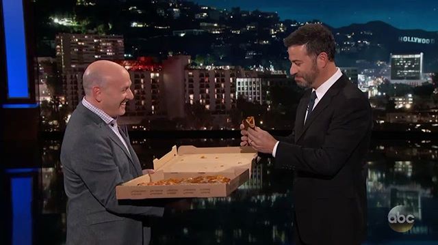 In the interest of fairness & civility, Jimmy tried the accursed Pumpkin Spice Pizza... *LINK IN BIO*