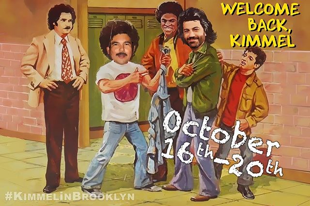 It's good to be back! #KimmelinBrooklyn