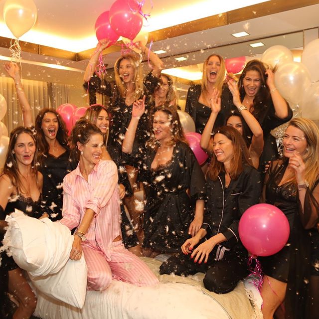 Celebrations ...         so much fun with my girls watching the  #vsfashionshow #slumberparty #girlsjustwannahavefun