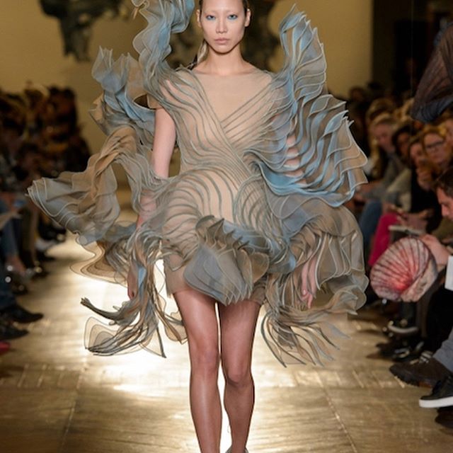 Ус ба кутюр загвар: Iris van Herpen, хавар-зун 2018.

#IrisvanHerpen #ss18 #hautecouture