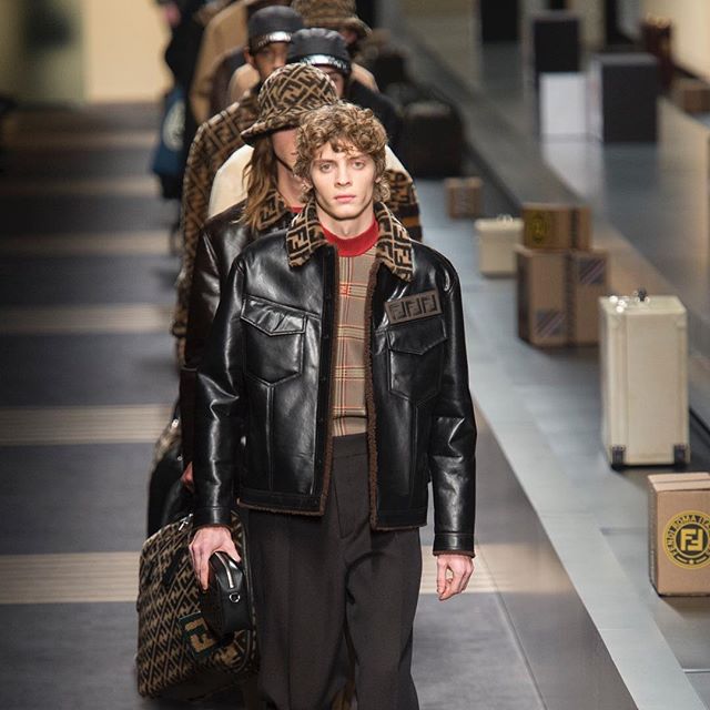 #SilviaFendi redefines #airport chic at this #FendiAirport in #Milan - check out the collection at the link in bio #Buro247Singapore #mfw