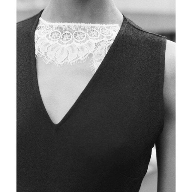 My #VBSS19 lace cami worn with my VB Dress Capsule midi dress reimagined by @the_gentlewoman. x VB