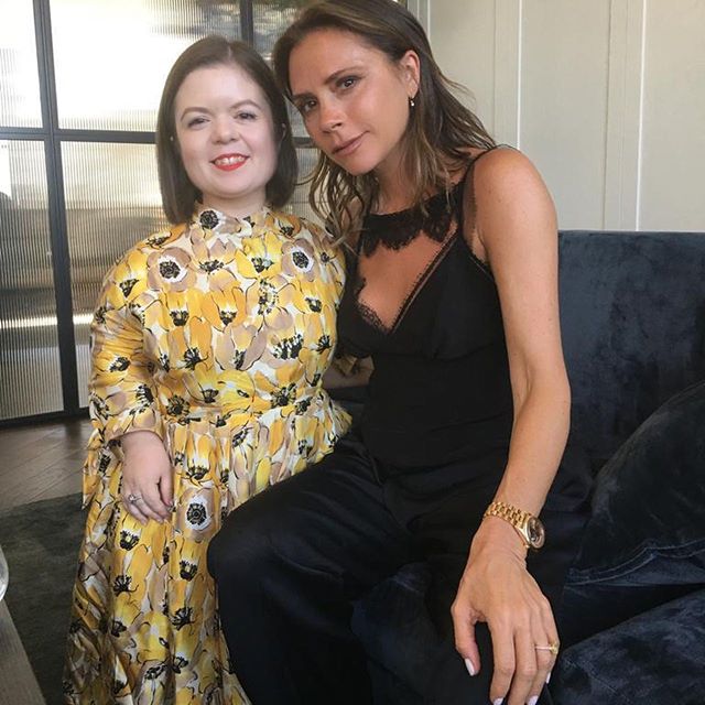 I have wanted to meet @thesineadburke for so long! We talked for hours - she is incredibly smart and funny - and her advocacy work is inspiring. We all have a lot to learn and it was a privilege for me to have had time together with her yesterday. x VB