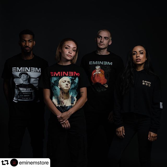 #Repost @eminemstore - Hit the link in bio     Get first dibs on the store's general stock relaunch - OG designs, Kamikaze collection  a brand new female collection - 20% off if you pre-order this week  guaranteed availability of what you want!