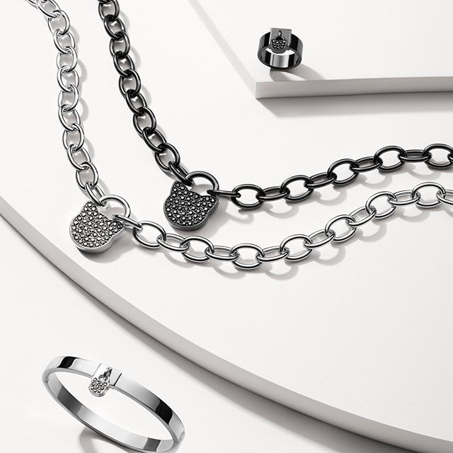 The key to modern elegance begins with chic jewelry styles. #KARLLAGERFELD