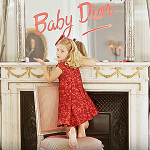 Baby Dior цуглуулгын өхөөрдөм сурталчилгаа