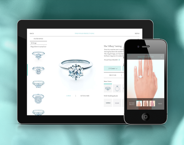 Tiffany & Co-гийн сүйн бөгжийг виртуал байдлаар сонгож үзэх боломж