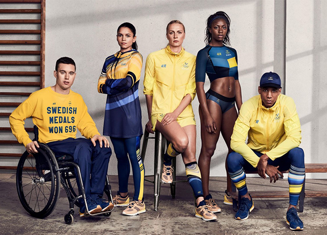 Швед улсын Олимпийн шигшээ багийн тамирчдын хувцас (H&M)